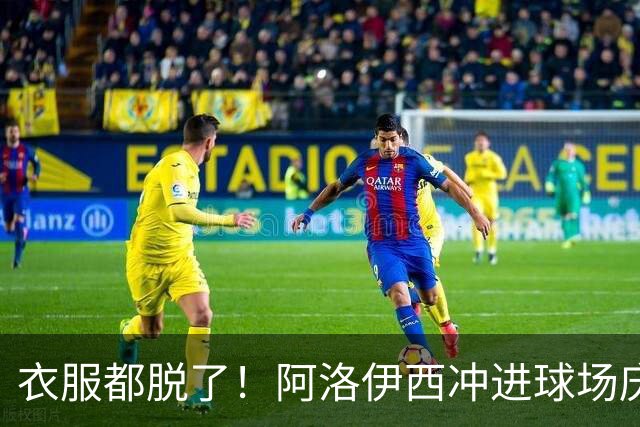 衣服都脱了！阿洛伊西冲进球场庆祝：同伴拉都拉不住 随后进球被吹